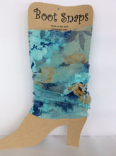 Load image into Gallery viewer, Boot Tube bright blue lace