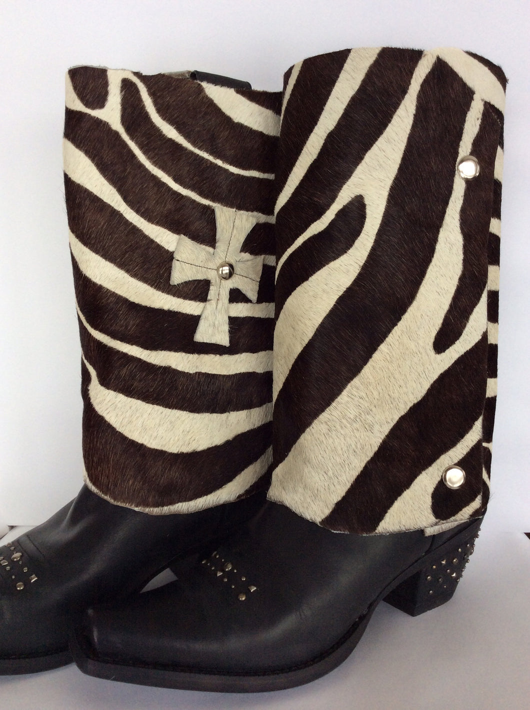 Leather Cowhide Zebra